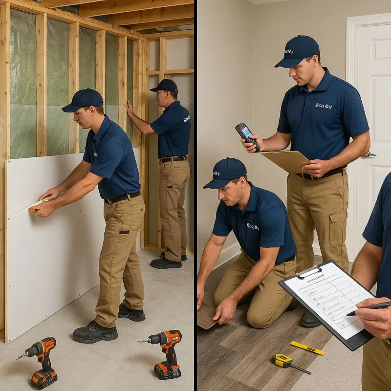 Repairs and Reconstruction process in Okawville, IL